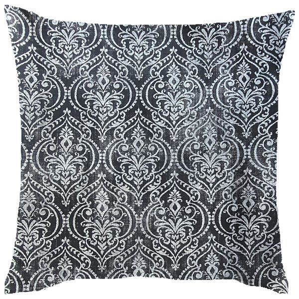 Pillow/Scatter Cushion Black/White Patterned 50x50cm Inner Included