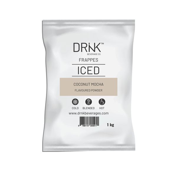 DRNK Coconut Mocha - 1kg- Tropical Coconut &amp; Rich Chocolate Flavor