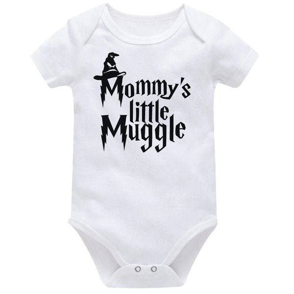 Mommy's Little Muggle Mother's Day Baby Vest Bodysuit Onesie Short Sleeve
