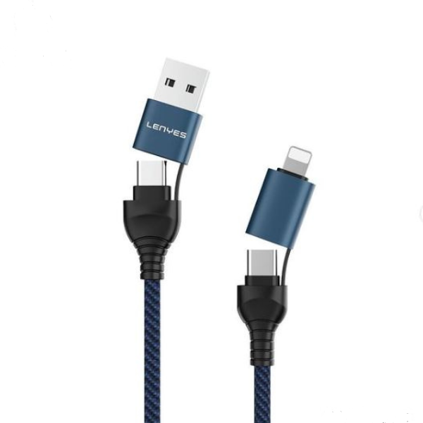 4 in 1 Lenyes Charging Cable Type C And Iphone