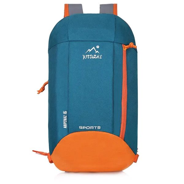 Garmanna 15L Travel Sport School Backpack Bag - Blue &amp; Orange