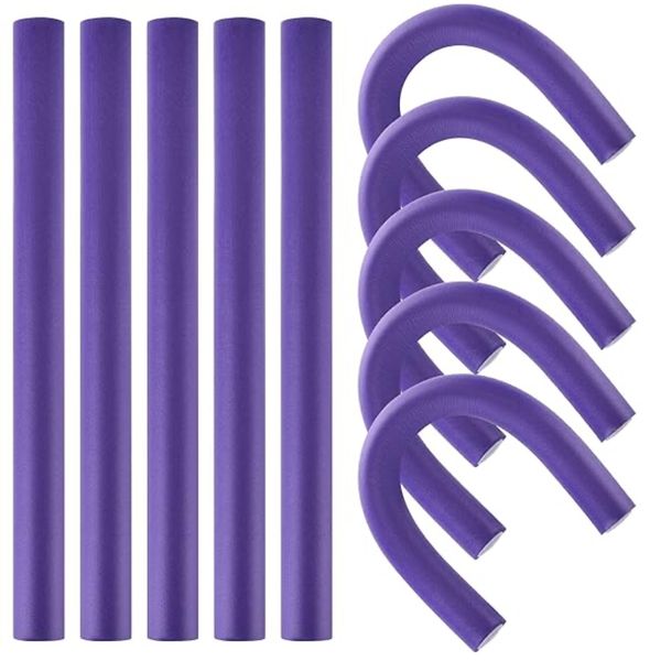 Purple Flexible Curly Hair Rods