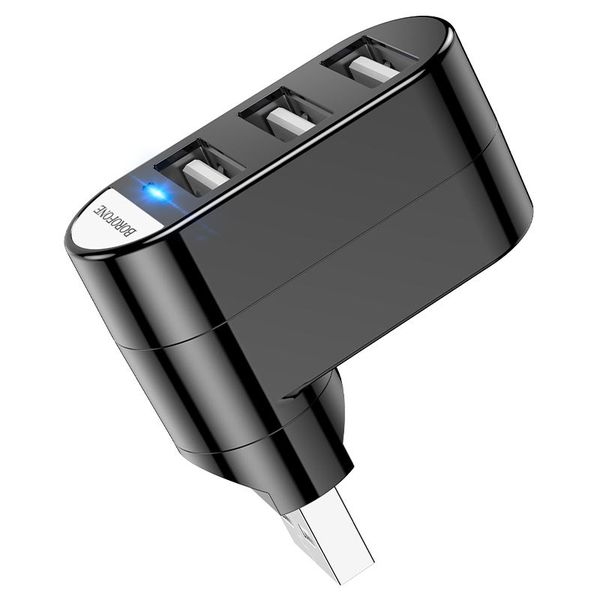 3-Port USB Adapter Splitter - High-Speed Multi-Port Expansion Hub