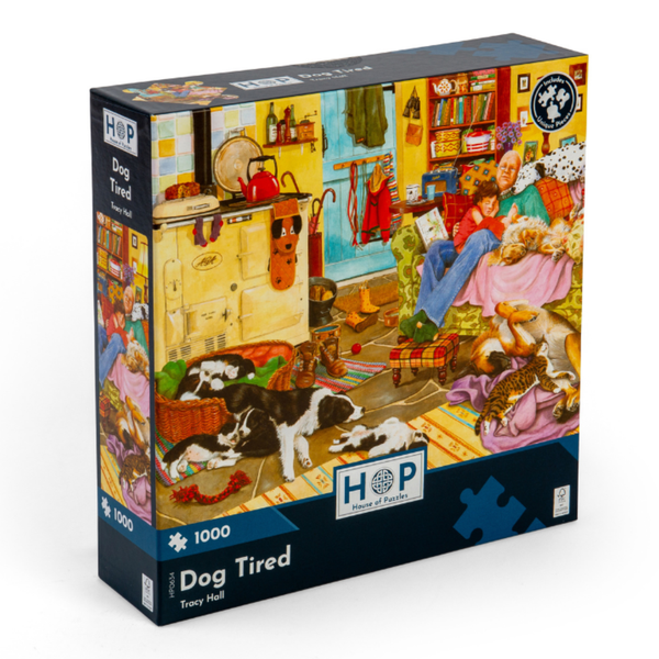 House of Puzzles - Dog Tired - 1000 Piece Jigsaw Puzzle