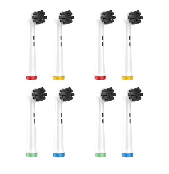 8 Pack of Replacement Charcoal Brush Heads For Oral-B Electric Toothbrush