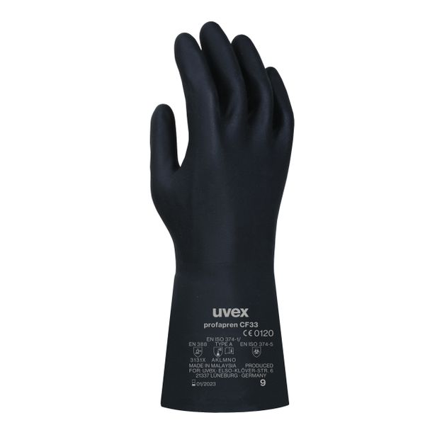 uvex profapren CF33 chemical protection glove