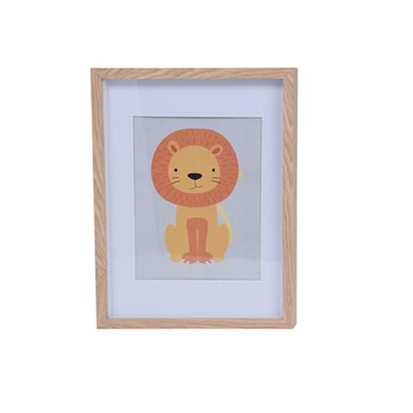 Photo Frame - Wooden with Animal Design