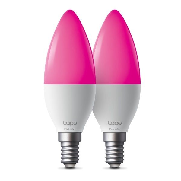 TP-Link Tapo L430C (2-Pack) Smart WiFi Light Bulb, Multicolor