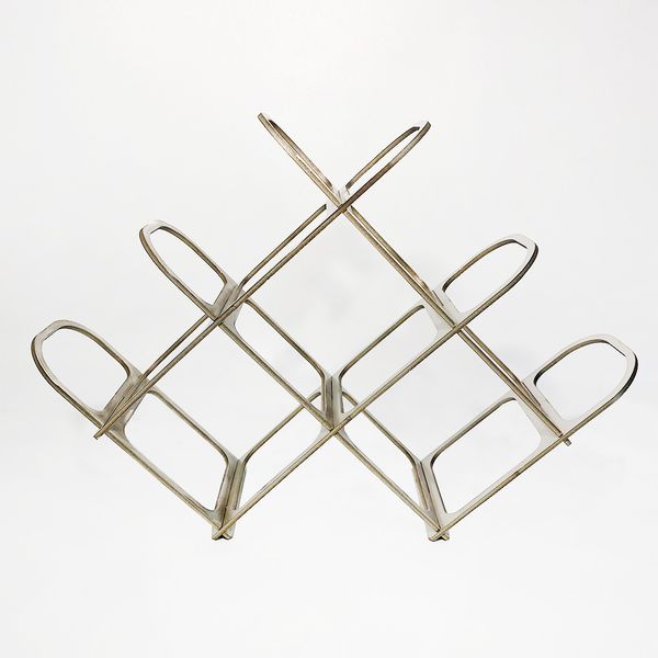 SleekStack Wine Rack - Modern Stainless Steel Wine Storage