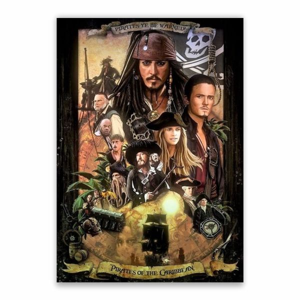 Pirates Of The Carribean Ye Be Warned Poster - A1