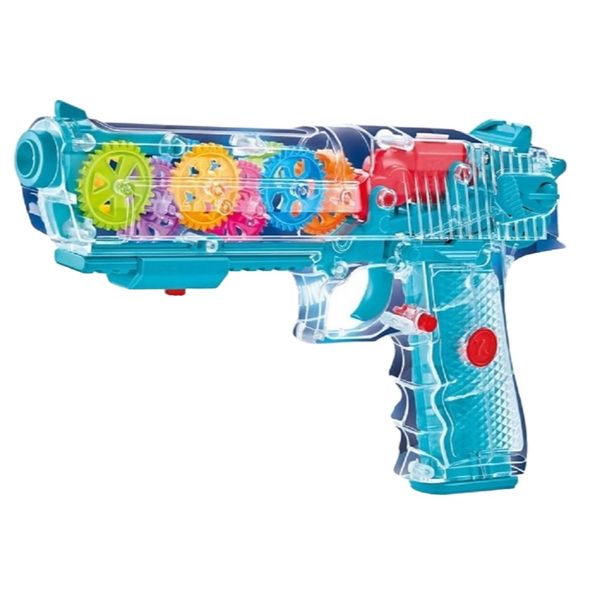 Toy Gear Gun with Cools 3D Lights and Sounds for Kids