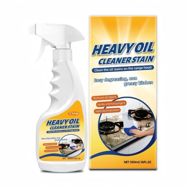 Heavy Duty Kitchen Degreaser Spray Powerful Oil Stain Remover