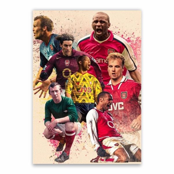 Arsenal Legends Collage Poster - A1