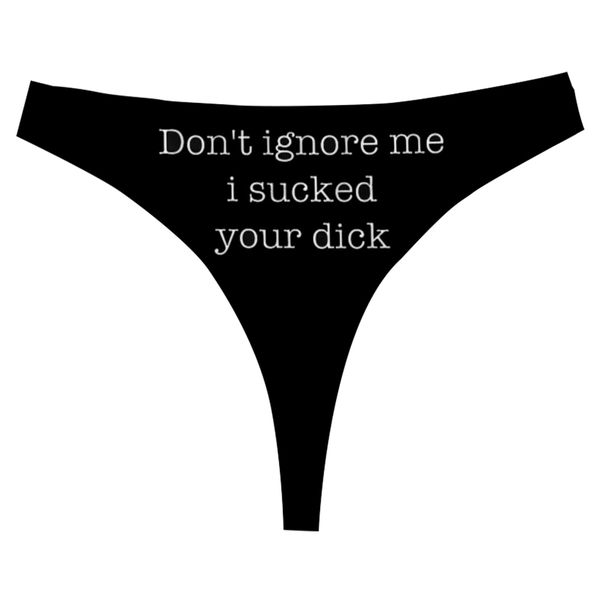 Women's Underwear Funny G-String Thong Bikini Gifts for Her Wife Girlfriend
