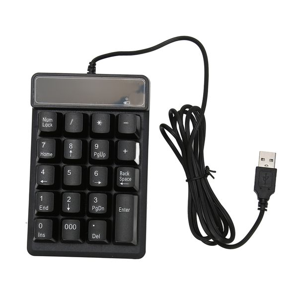 Wired Number Pad 19 Keys, U Shaped, Compact