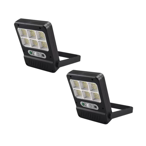 Set Of 2 96LED Solar Outdoor Light