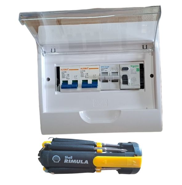 AC Solar Combiner Box 6-9 Way &amp; Free Screwdriver Set