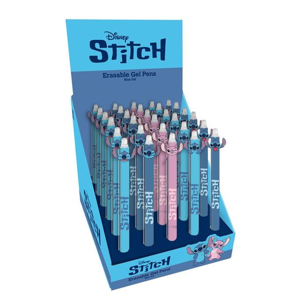 Stitch - Erasable Gel Pens - Blue Ink (Box of 30)