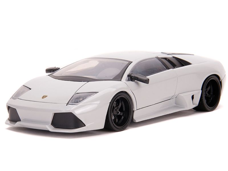 Jada-Murcielago LP640 Light Gray Pastel Hyper-Spec -1/24 Diecast Model