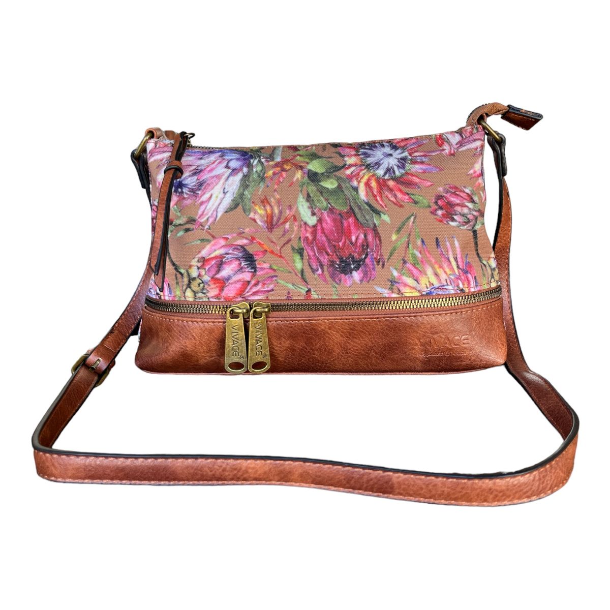 Vivace Protea Floral Crossbody Bag | Shop Today. Get it Tomorrow ...