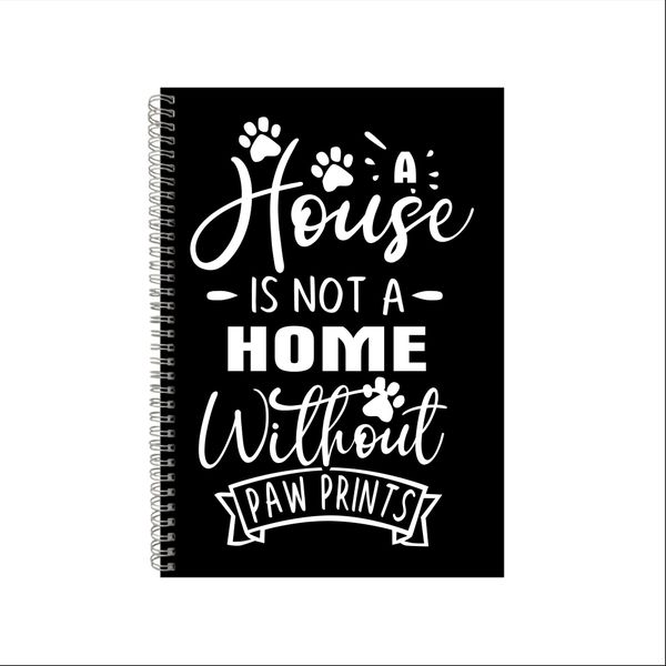 Dog Paws Wire Bound Notebook Gift Idea Writing Books A4 Notepad