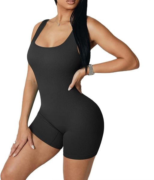 Shapewear Gym Yoga Seamless Activewear Jumpsuit