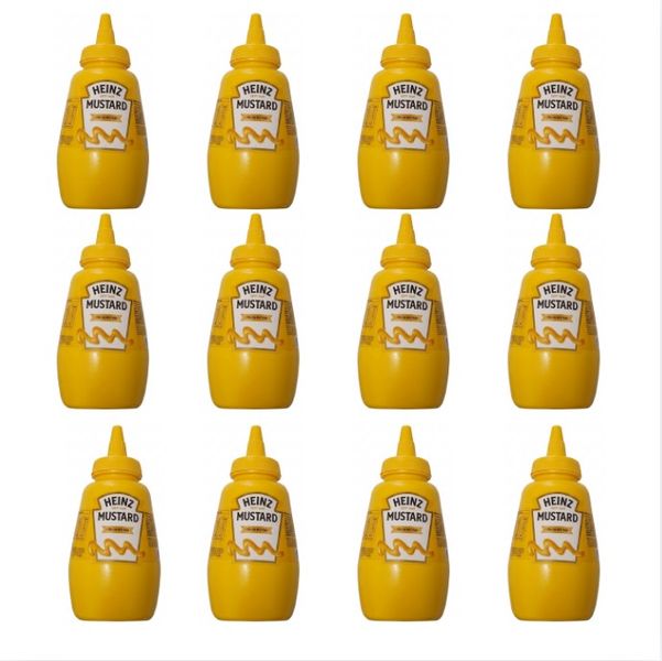 Heinz Yellow Mustard Squeeze Bottle - (12 x 245g)