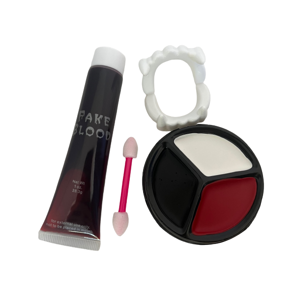 Halloween Makeup Set with Fake Blood &amp; Teeth