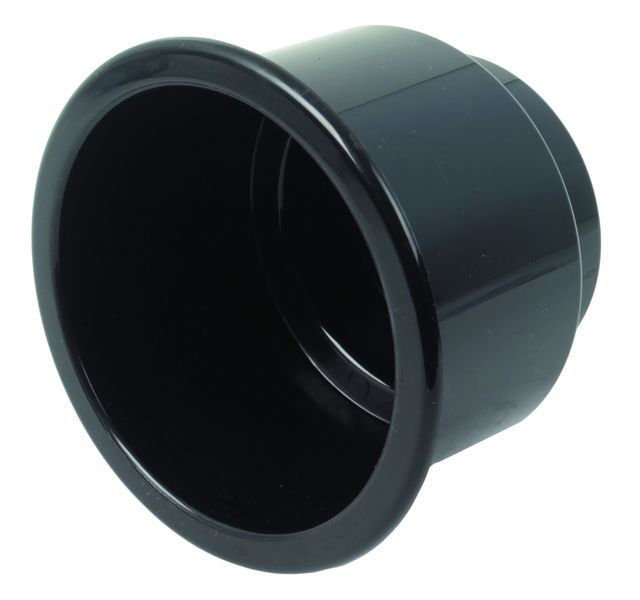 Large Plastic Cup Holder for Boats - 90mm (Black)
