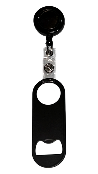 Premium Metal Bottle Opener with 55cm Retractable Cable