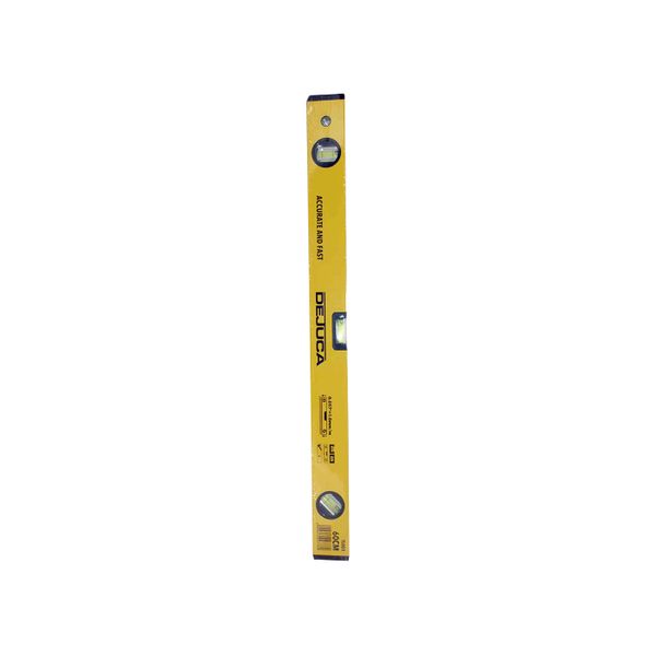 Dejuca - Spirit Level - Aluminum - 3 Vial - 1.5mm - 600mm - 5 Pack