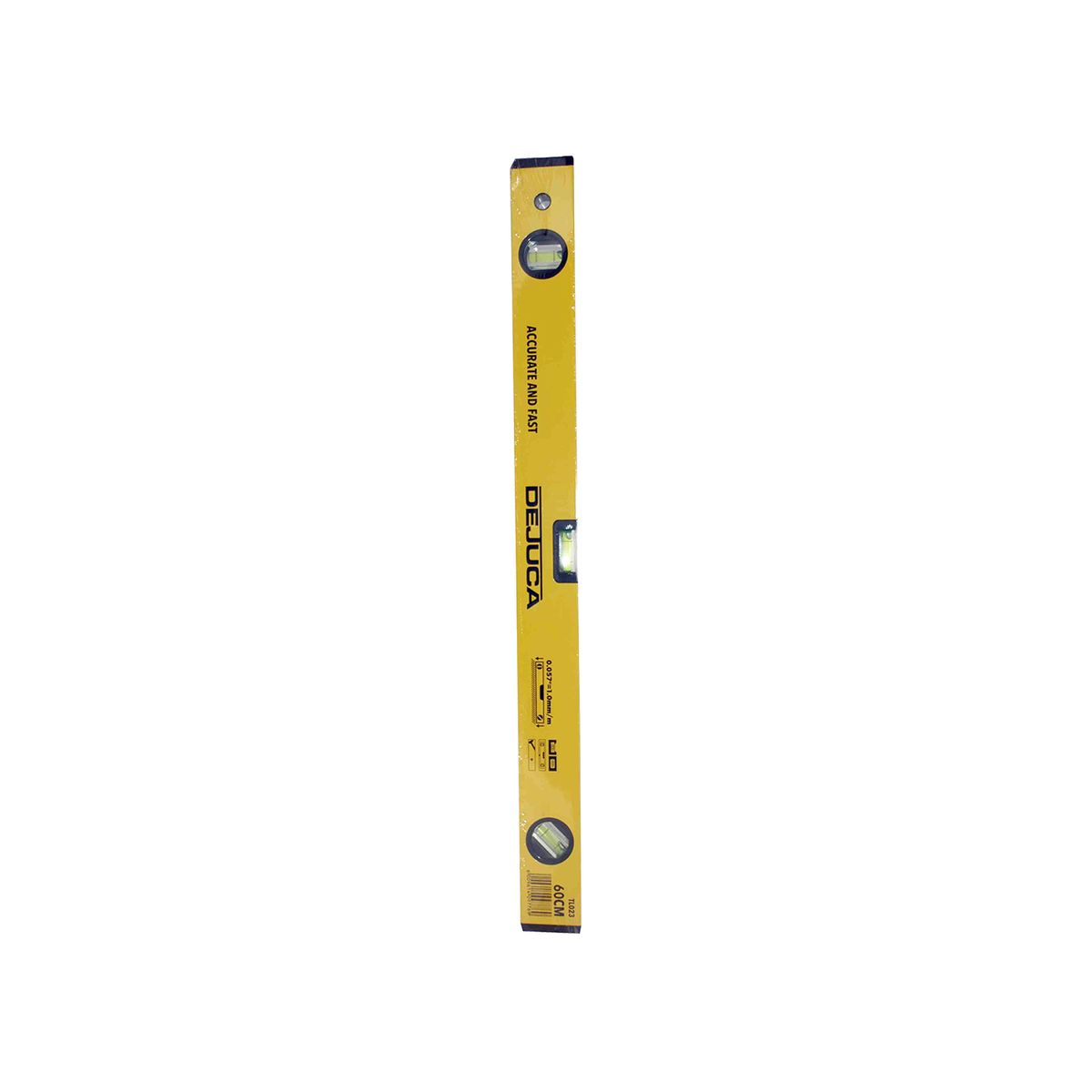 Dejuca Spirit Level Aluminum 3 Vial 1.5mm 600mm Shop Today