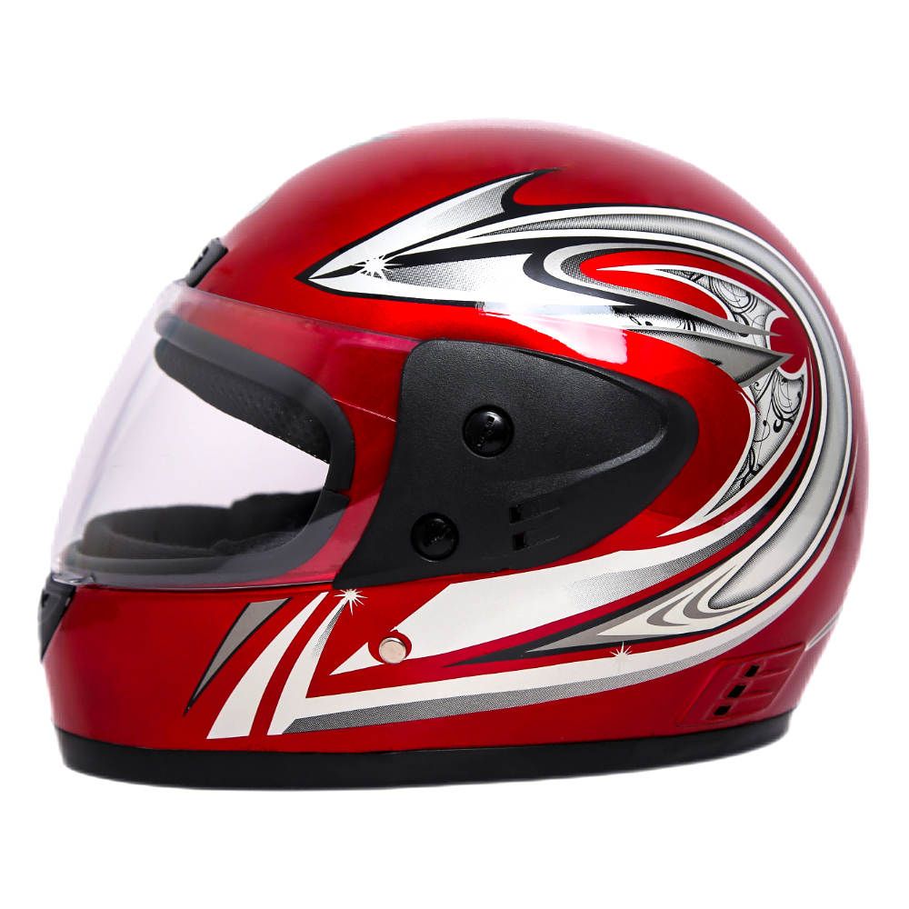 Adreli D2D Motorcycle/Motorbike Helmet Shiny Red Shop Today. Get it