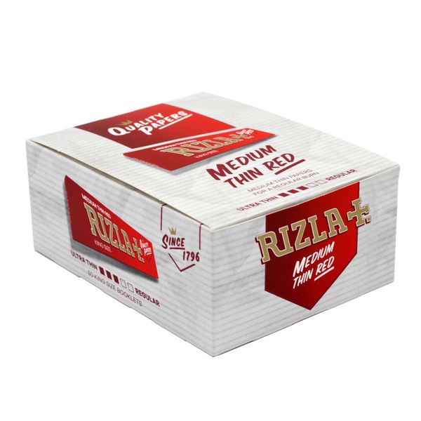 Rizla King Size Rolling Paper Slim Red