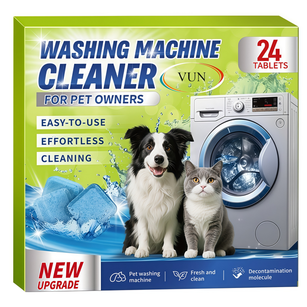 Washing Machine Cleaner for Pet Owners - 24 Tablets