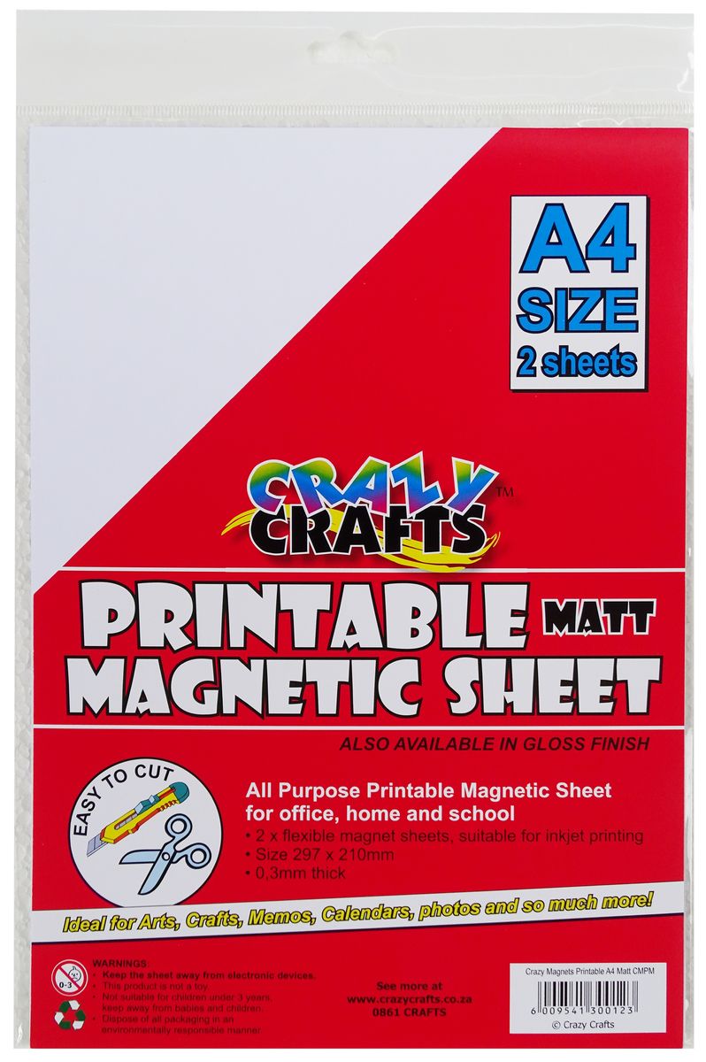 Magnetic Printable A4 Sheet Matt Shop Today Get it Tomorrow