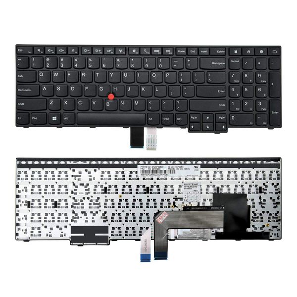 Replacement laptop keyboard for Lenovo E550 US Layout