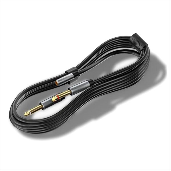 3 5Mm To Dual 6 5Mm Cable Adapter Male 6 5 Jack To Stereo 3 5 Audio B