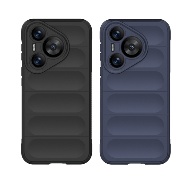 2 Units - HD Shockproof Case Compatible with Huawei Pura 70 - Black and Navy
