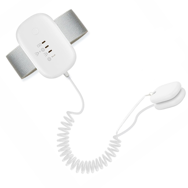 Wireless Bedwetting Alarm with 3 Modes for Children &amp; Elderly - White