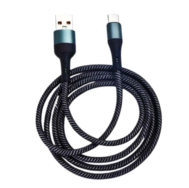 Braided type c fast charging cable 1m