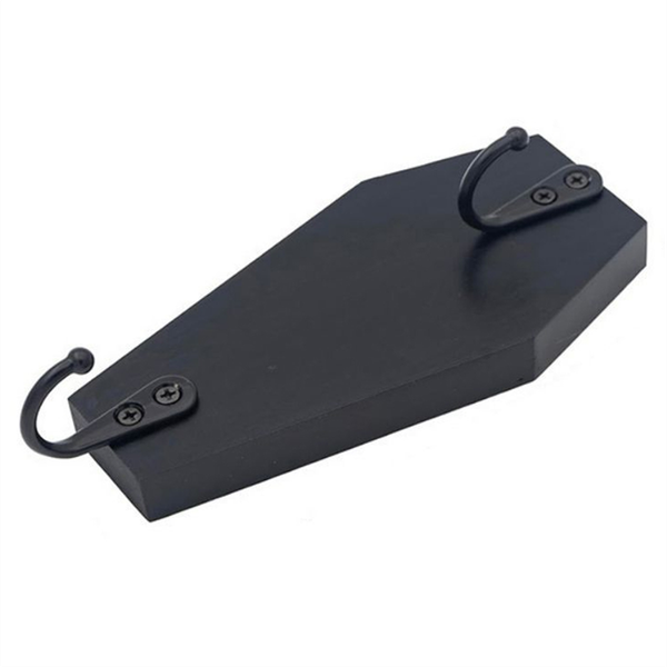 Halloween Coffin Wall Hanging, Coffin Wall Hook for Keys for Wall A