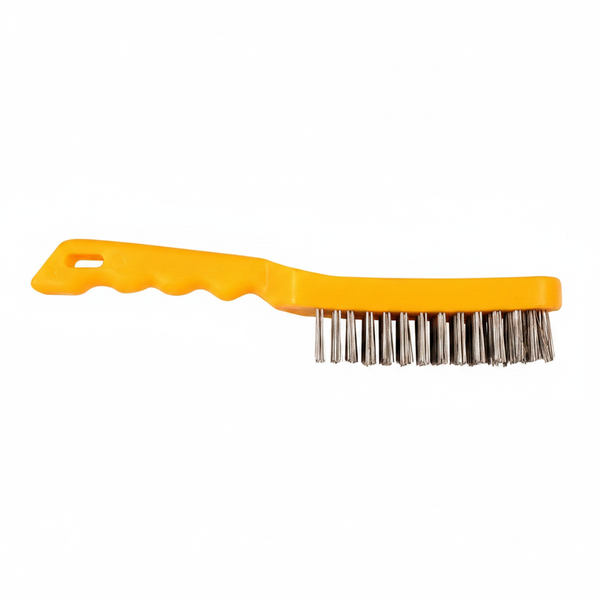 Krafft Heavy-Duty 6 Row Steel Wire Brush for Rust and Paint Removal