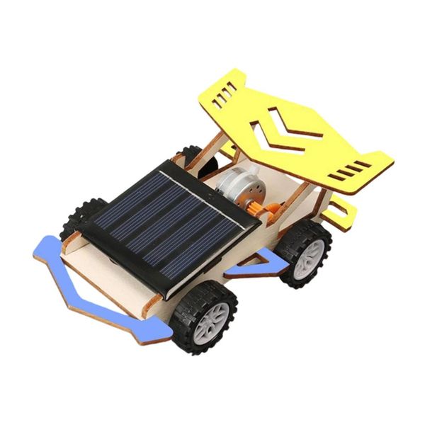 Solar Powered Car DIY Kit Creative Crafts Learning Toy for School Kids Teen