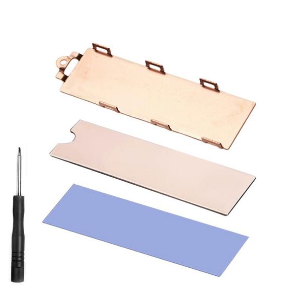 Nvme M.2 Heatsink With Nano Thermal Pads For Desktop And Laptop