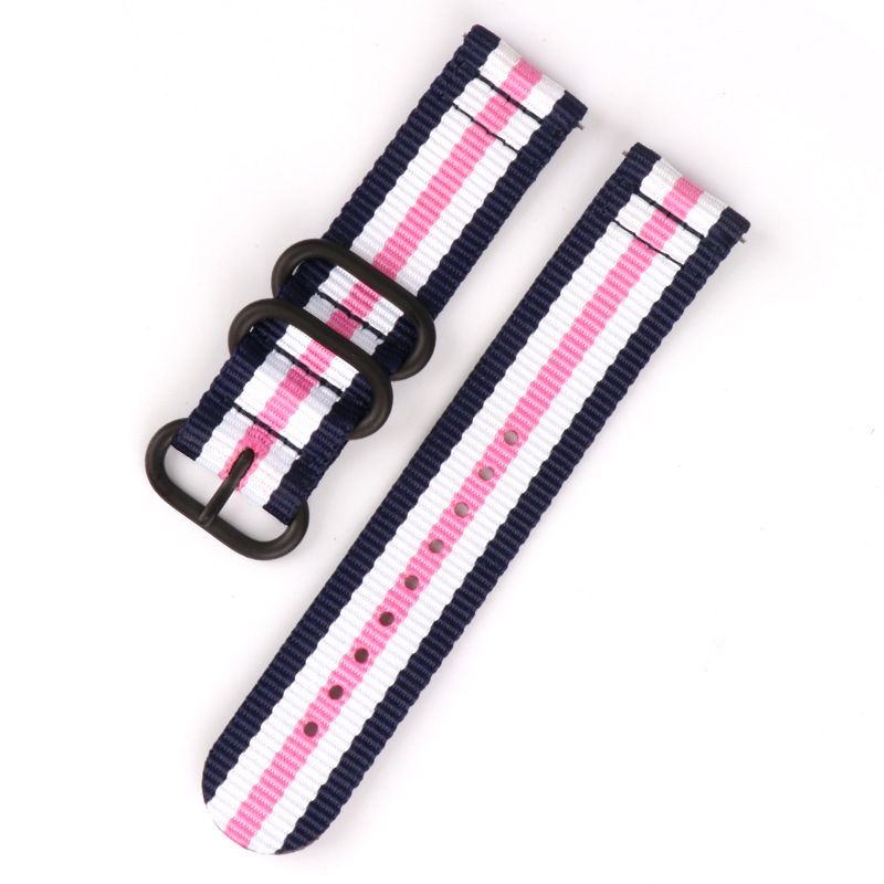 Universal Nylon Watch Strap Band For Samsung & Huawei 22mm Watches ...