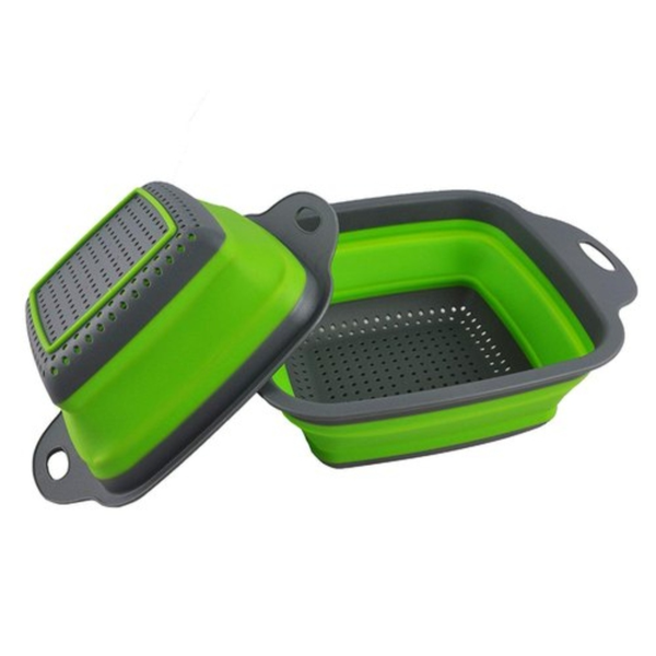 Qlux Ideas Square Accordion Strainer