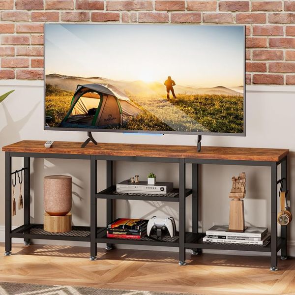 TV Stand Storage Cabinet Shelves Rack Console Entertainment Centre