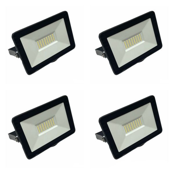 30W High Power LED Flood Light - Power Saving &amp; IP66 Waterproof : Pack of 2
