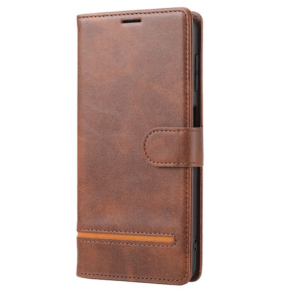 Business Stripe Flip Phone Case Compatible with Huawei Mate 20 Lite